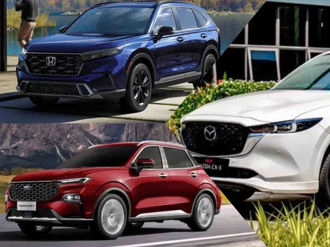 Honda CR-V, Ford Territory bám đuôi chạy "hết hơi" vẫn thua Mazda CX-5