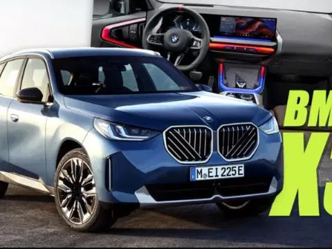 BMW X3 2025 chính thức lộ diện: Bổ sung trang bị hybrid, thiết kế màn hình cong như 'đàn anh'