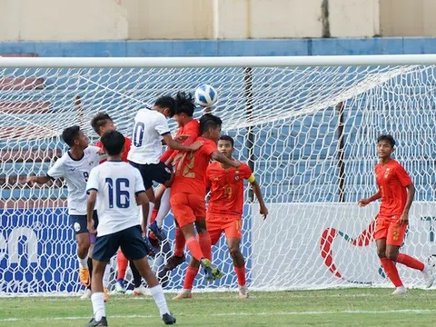 Thắng ngược Myanmar, Campuchia thách thức ngôi đầu của U16 Việt Nam
