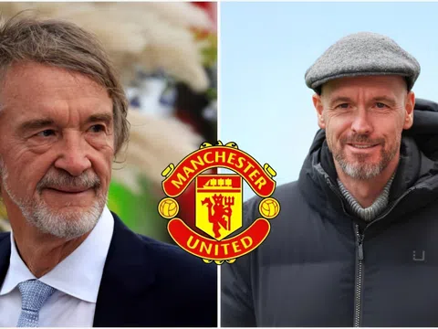 Lý do Ten Hag không bị sa thải? Sir Jim Ratcliffe lần đầu lên tiếng