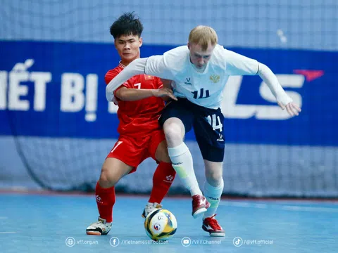 Video U19 futsal Việt Nam 4-2 U19 futsal Nga: Thắng lợi tưng bừng