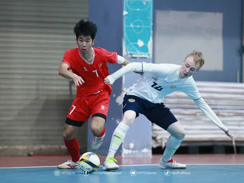 Thi đấu dũng cảm, U19 futsal Việt Nam cầm chân ĐT U19 Nga