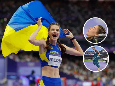 Thiên thần Ukraine cuộn mình trong túi ngủ vẫn ẵm HCV Olympic 2024