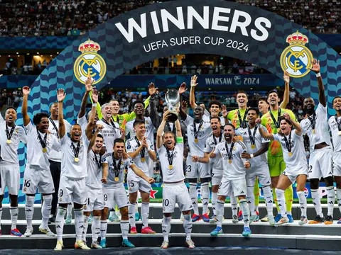 Real Madrid thiết lập kỷ lục tại Siêu cúp châu Âu 2024