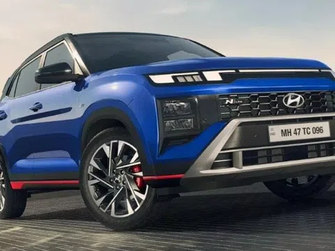 Hyundai Creta N Line 2025 lộ diện thiết kế thể thao cùng khối động cơ tương tự Tucson