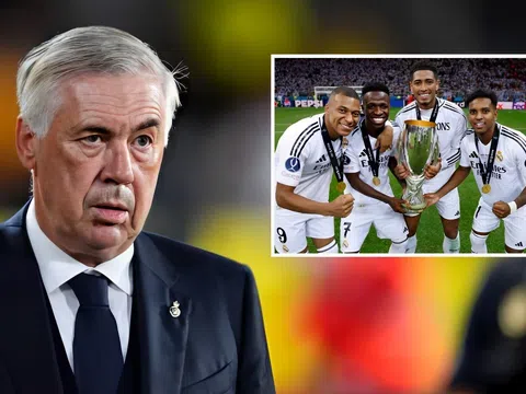 Ancelotti chuẩn bị 'tạo cách mạng' với bộ ba Mbappe, Vini và Rodrygo