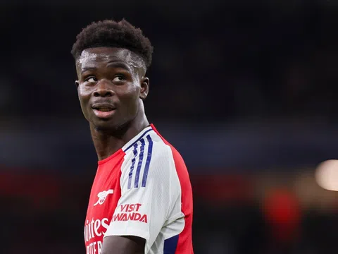 Hủy diệt PSG, Saka nói thẳng mục tiêu vô địch của Arsenal