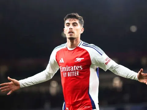 Kai Havertz đạt cột mốc ấn tượng cùng Arsenal tại cúp C1