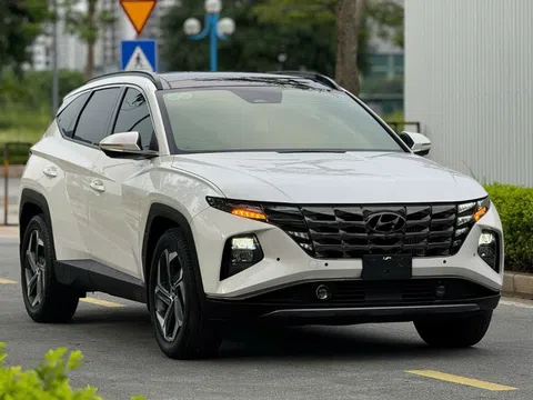 Chạy 'lướt' 16.000 km, Hyundai Tucson 2022 lên sàn xe cũ với giá bao nhiêu?