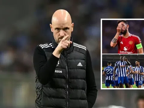 Ten Hag giải thích rõ về sự sụp đổ của MU trước Porto