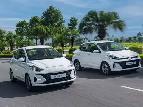 Hyundai Grand i10 dẫn đầu phân khúc hạng A, bán hơn 1.000 xe trong tháng 11/2024