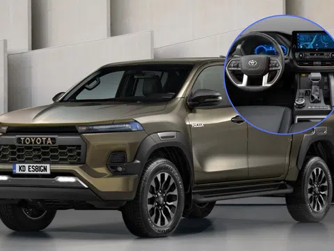 Đây có thể là thiết kế của Toyota Hilux 2025, dự ra mắt cuối năm đấu Ranger, Triton