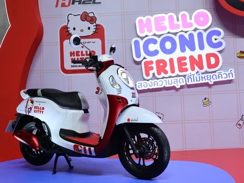 Xe tay ga Honda Scoopy Hello Kitty đã về Việt Nam, giá gần 90 triệu đồng