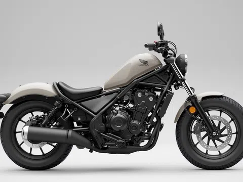 Ảnh thực tế Honda Rebel 500 vừa ra mắt bản nâng cấp tại Việt Nam, giá khởi điểm 181 triệu đồng