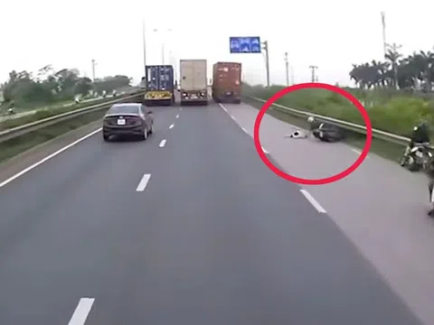 Lên án hành vi xe đầu kéo lấn làn xe máy trên đường Quốc lộ, gây tai nạn thương tâm tại Hải Phòng