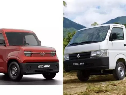 "Ngựa thồ" mới thời điện hóa: VinFast EC Van liệu có đủ sức vượt mặt Suzuki Super Carry Pro?