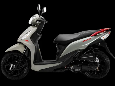 SYM Shark 50 có thêm bản xám đen mới: Giá 24,5 triệu đồng, "ăn xăng" 1,7 lít/100 km