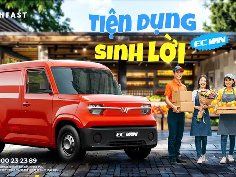 Người dùng đếm ngược đợi mở cọc VinFast EC Van: Giảm 10 triệu đồng, miễn phí trước bạ, nhiên liệu 0 đồng