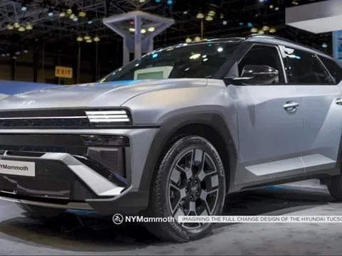 Xem trước Hyundai Tucson 2026: SUV dáng hộp mới, dùng trợ lý AI, bản PHEV đi 100km chỉ bằng điện