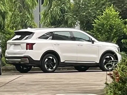 Kia Sorento 2025 lộ diện không che tại trạm đăng kiểm ở Hà Nội, sẵn sàng ra mắt trong tháng 7?