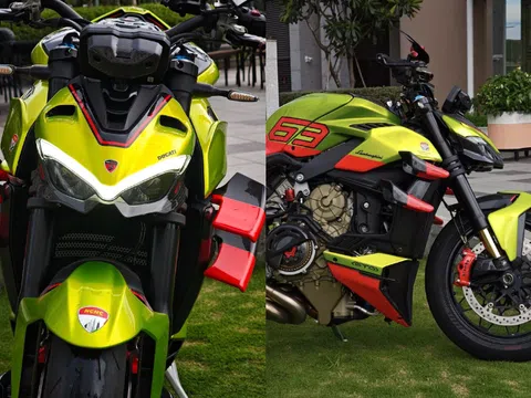 "Hàng hiếm" Ducati Streetfighter V4 Lamborghini lên sàn xe cũ với giá gần 2 tỷ đồng