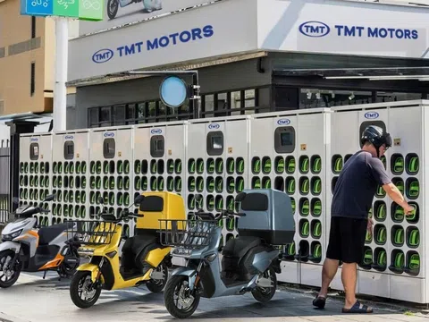 TMT Motors công bố hệ sinh thái đầy tham vọng: Có cả xe máy điện, ô tô điện và trạm đổi pin siêu tốc