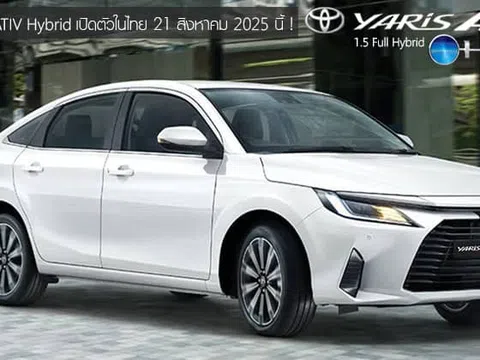 Toyota Vios Hybrid chốt lịch ra mắt thị trường Đông Nam Á, nhiều tính năng mới đáng chờ đợi