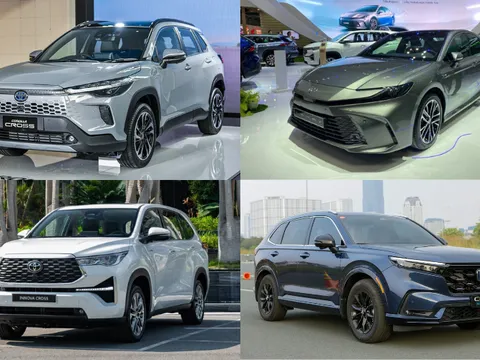 TOP 5 xe hybrid "được lòng" khách Việt nhất sau 3 quý đầu năm 2025: Toyota áp đảo