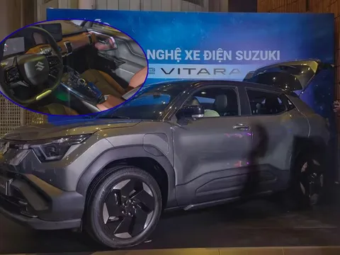 Cận cảnh Suzuki eVitara tại Việt Nam - SUV điện cỡ B với phạm vi hoạt động 428 km/sạc