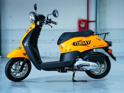 Xe tay ga cỡ nhỏ Honda Today 50 về đại lý Việt: Động cơ 50 phân khối, "ăn xăng" chỉ 1,8 lít/100 km