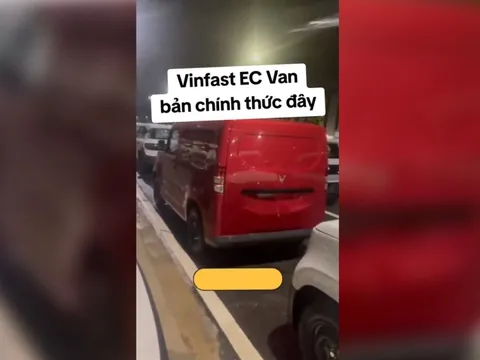 Xe tải điện VinFast EC Van xuất hiện không ngụy trang, có chi tiết khác ảnh dựng đồ họa