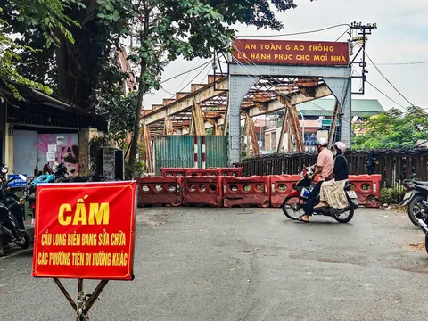 Hà Nội triển khai phương án cấm một chiều cầu Long Biên trong 61 ngày