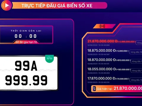 Biển số "toàn 9" của Bắc Ninh trúng đấu giá gần 28 tỷ đồng, dư luận nghi ngại "lại bỏ cọc"?