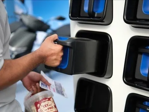 Hệ thống tủ đổi pin xe máy điện của Honda sẽ được đưa vào vận hành tại Việt Nam từ năm sau