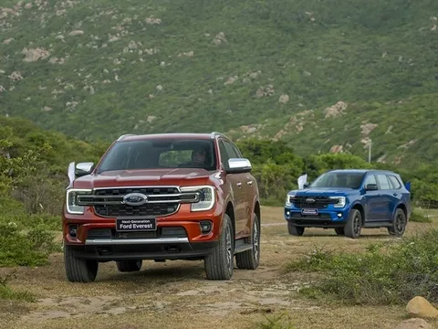 Doanh số SUV 7 chỗ 'ảm đạm' trong tháng Tết, Ford Everest vẫn 'một mình một ngựa'