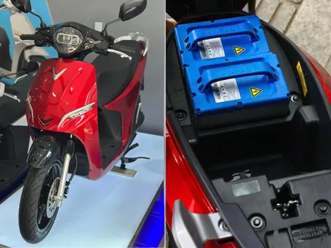 Ngắm VinFast Feliz II ngoài đời thực: Xe máy điện 2 pin rời, tầm vận hành tối đa 156 km/lần sạc