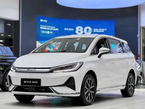 MPV điện BYD M6 ghi nhận gần 2.000 xe bán ra tại Việt Nam