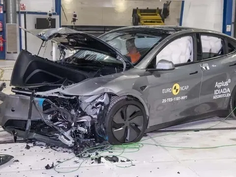 Vì sao ô tô điện ngày càng vượt trội so với xe xăng trong các bài thử nghiệm va chạm?