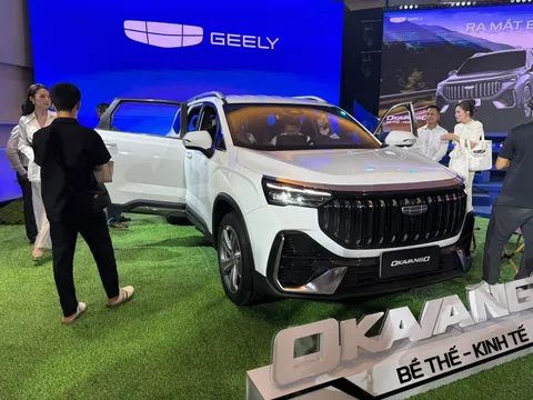 SUV 7 chỗ Geely Okavango có giá từ 739 triệu đồng tại Việt Nam: Thiết kế vuông vức, rẻ hơn cả Toyota Corolla Cross