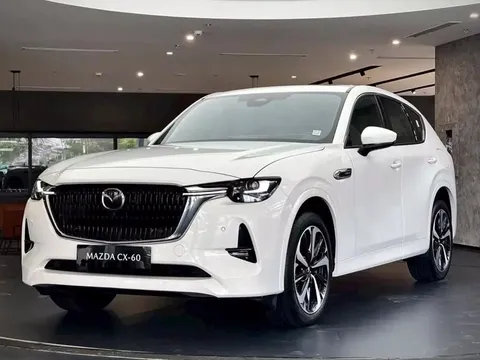 Mazda CX-60 'rục rịch' về Việt Nam: Dùng máy hybrid, giá dự kiến khoảng 1,8 tỷ đồng