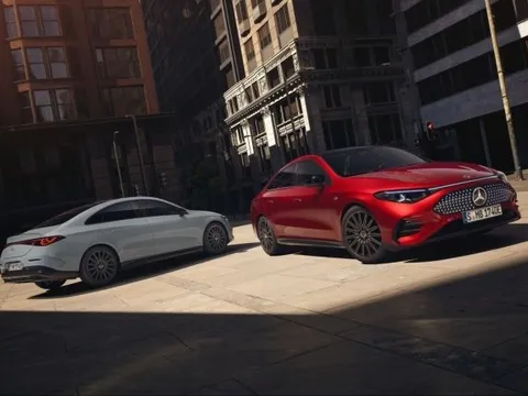 Mercedes-Benz CLA 200 thuần điện hẹn ngày ra mắt khách Việt: Gói ngoại thất thể thao, sạc 10 phút chạy được 300 km