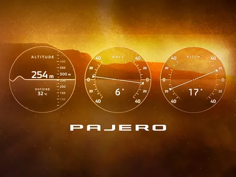 Mitsubishi Pajero thế hệ mới đưa cụm đồng hồ huyền thoại trở lại với phong cách hiện đại hơn