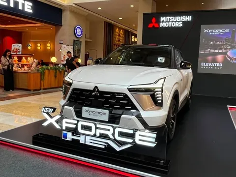 Mitsubishi Xforce hybrid ra mắt tại Indonesia: Có chế độ lái thuần điện, tăng sức cạnh tranh Toyota Yaris Cross