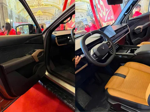 VinFast VF Wild lần đầu lộ rõ khoang nội thất: Màn hình nhỏ hơn bản concept, ghế chỉnh cơ, chưa có HUD