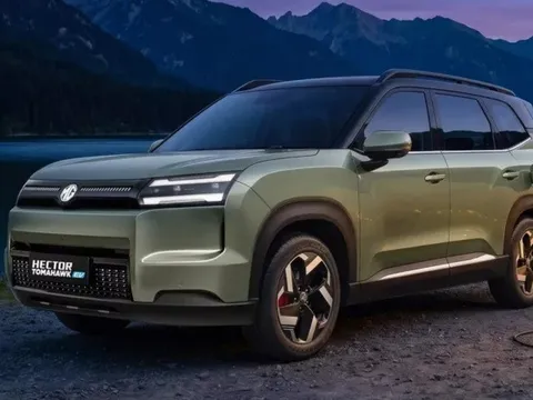 SUV giá rẻ MG Hector Tomahawk ra mắt: Có cấu hình 5 hoặc 7 chỗ, bản điện chạy 517 km/sạc