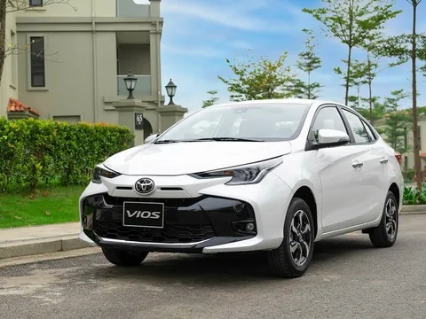 Sedan cỡ B: Toyota Vios giữ ngôi đầu phân khúc nhưng sức bán đã không còn như trước