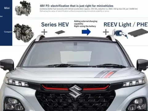 Suzuki muốn phát triển xe điện EREV với bộ pin có dung lượng vừa phải