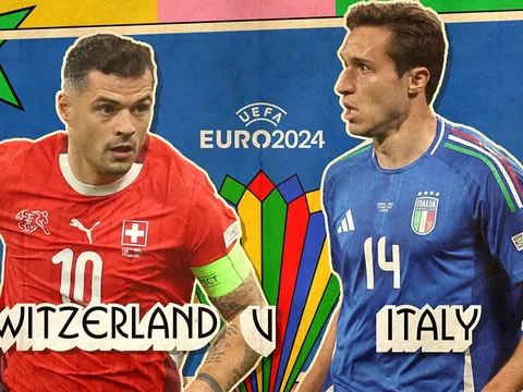 Nhận định bóng đá Thụy Sĩ vs Ý - Vòng 1/8 EURO 2024: Trụ cột vắng mặt, Azzurri biến thành cựu vương?