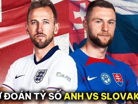 Dự đoán tỷ số Anh vs Slovakia - EURO 2024: Thần đồng Man Utd rực sáng, Southgate nhận tin vui?