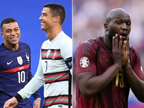Lịch thi đấu bóng đá EURO hôm nay: Mbappe lập kỷ lục vượt mặt Ronaldo, Lukaku 'báo hại' ĐT Bỉ?